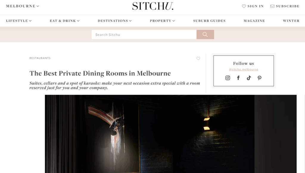 Best Melbourne Restaurant